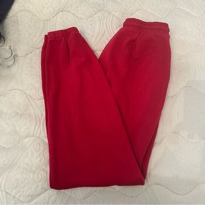 Bo+Tee red sweatpants